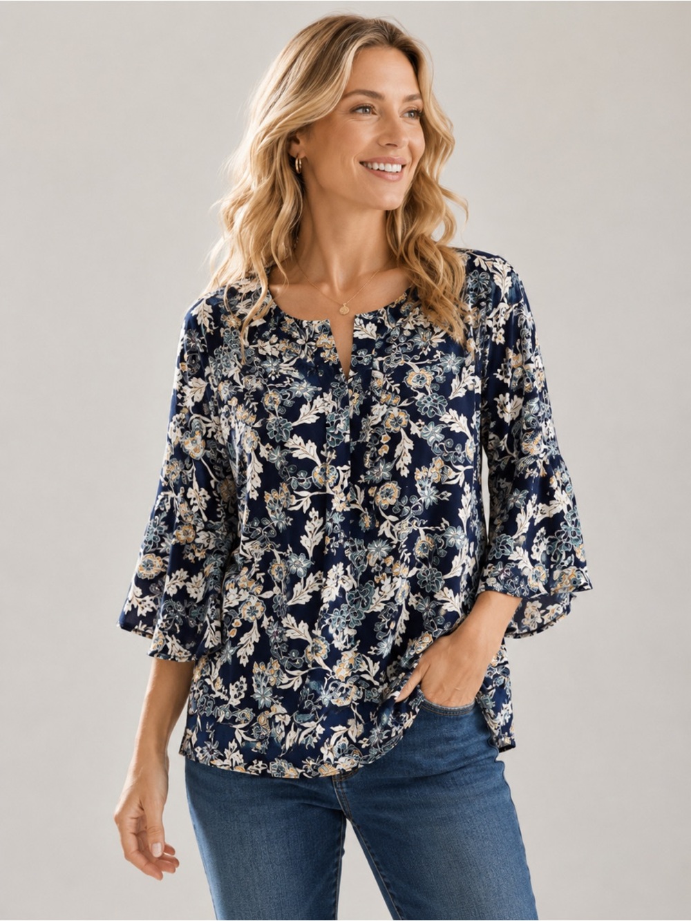 🎉5 for $45🎉 NY Collection top blouse shirt size M